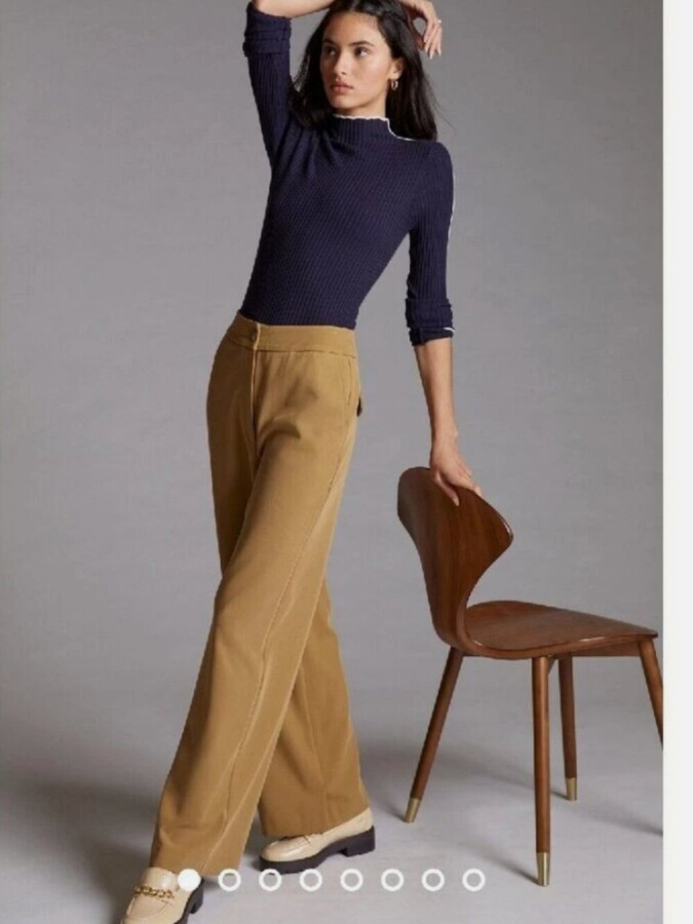 Anthropologie Exquise Camel Trousers